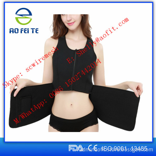 Neoprene Sweat Vest With Pocket Seamless Body Shaper For Women